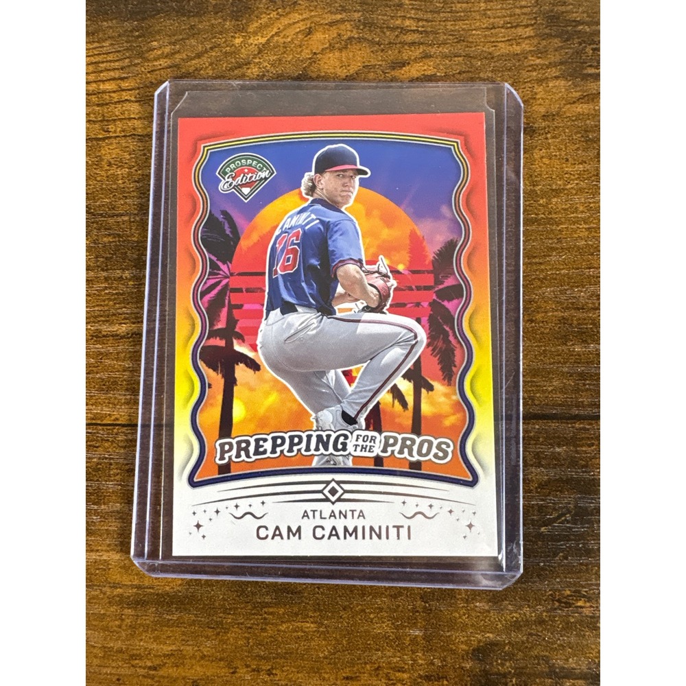 2025‎ Panini Prospect Edition Cam Caminiti Atlanta Prepping for the Pros No. 19